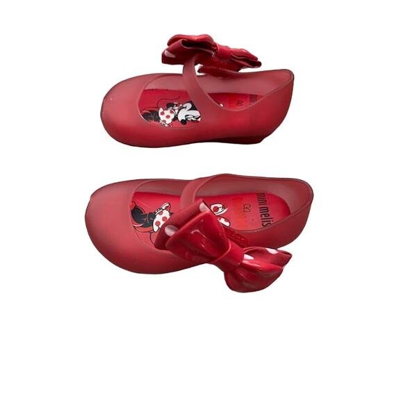 Mini Melissa Ultragirl + Minnie Mouse II Bow - Pink - Size 6 - Picture 3 of 5